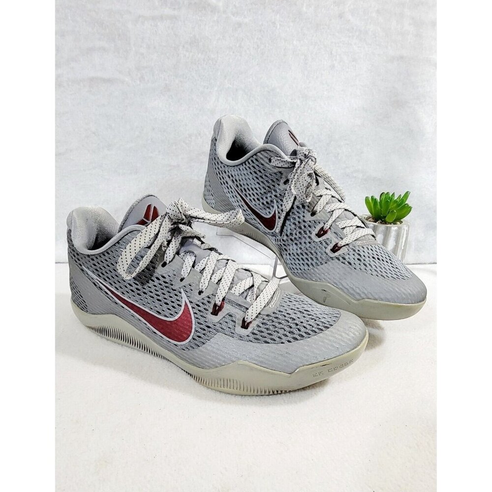 Nike Kobe 11 Xi Lower Merion Aces Men's Gray Athletic Shoes Lace Up Size 10.5 - Picture 2 of 11